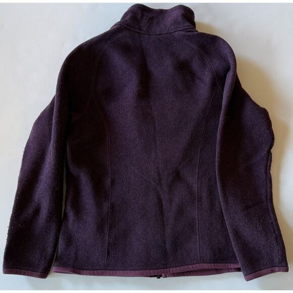 PATAGONIA Fleece Jacket Youth Sz 10 Full Zip Pockets Purple *PLAY CONDITION* - Picture 5 of 9